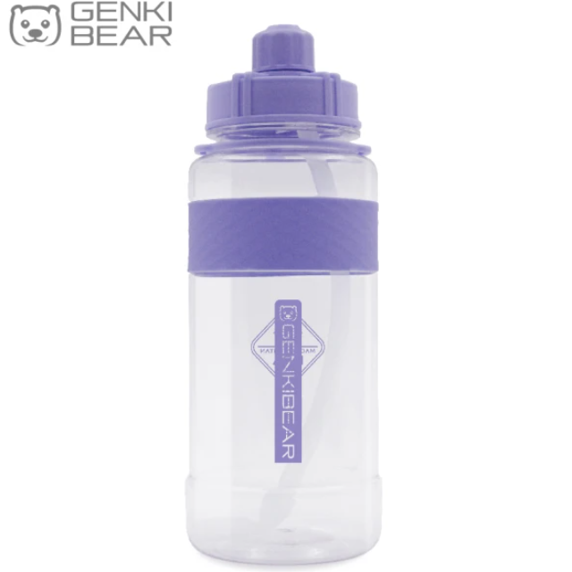 Genki Bear 元氣熊 泳夏Tritan運動水壺 2000ml(紫)