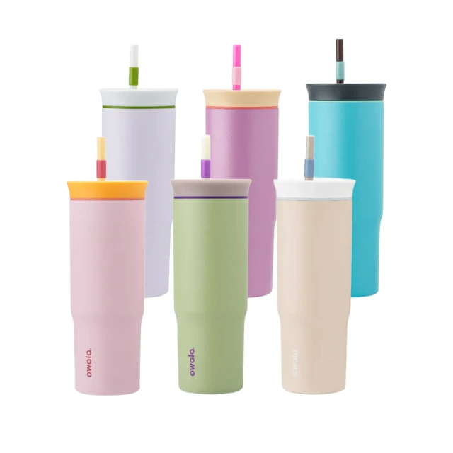 Owala Tumbler三層不鏽鋼保溫杯｜雙飲口吸管隨行杯｜-710ml/24oz