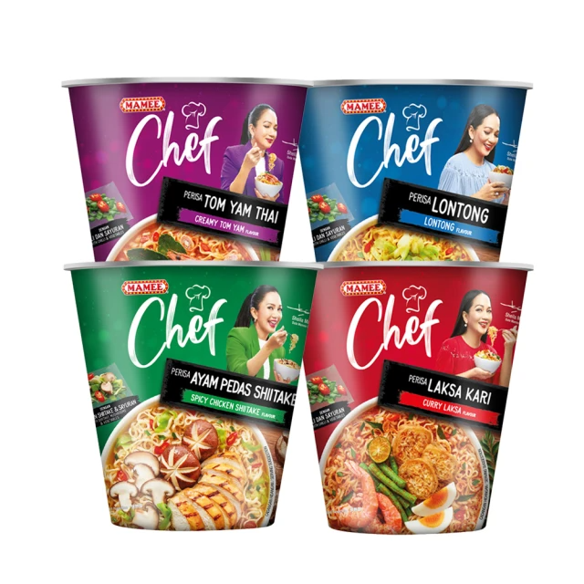 MAMEE 金廚 風味杯麵 (4種口味/62g~84g/杯)
