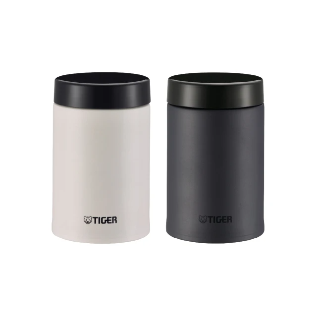 TIGER 虎牌 抗菌加工保溫保冷真空食物罐750m(白/灰)