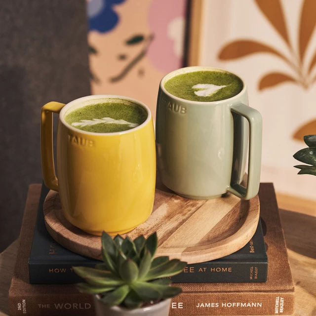 法國Staub 陶瓷馬克杯475ml-檸檬黃/莫蘭迪綠