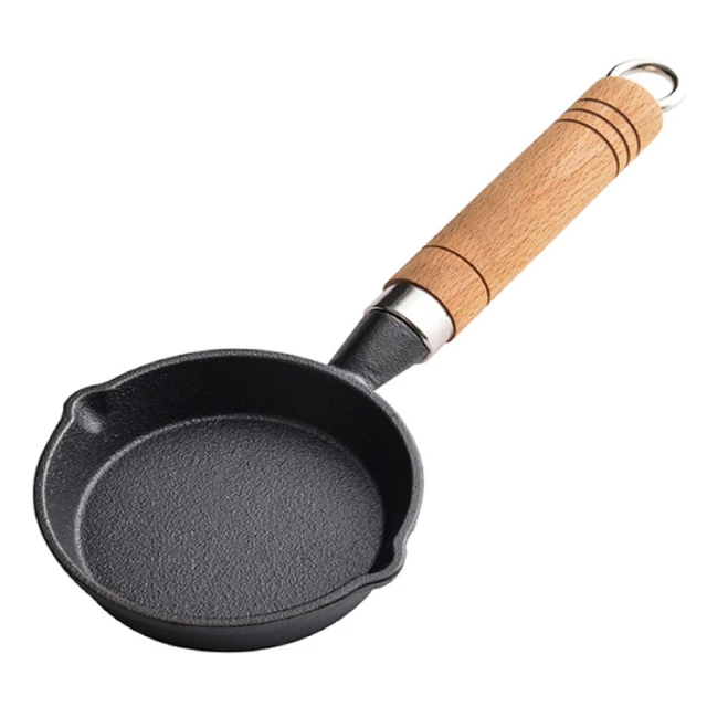 ROYAL LIFE 迷你木柄多功能鑄鐵鍋