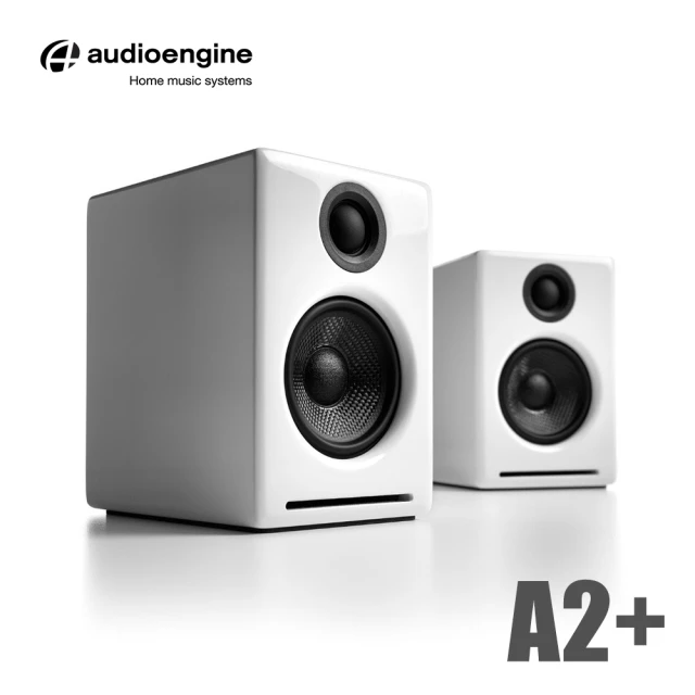 Audioengine A2+ wireless主動式立體聲藍牙書架喇叭(白)
