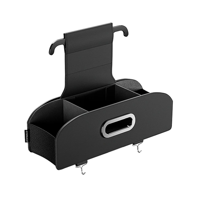 Nil-可折疊車載椅背收納盒(高端黑)