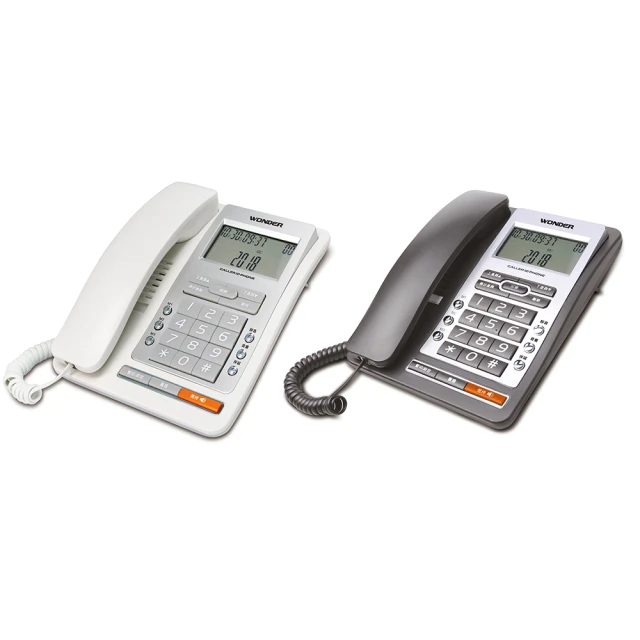 WONDER旺德 WT-08-來電顯示有線話機/2色