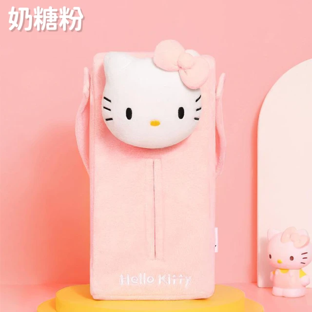 HELLO KITTY-居家車用掛式抽取式面紙套紙巾套