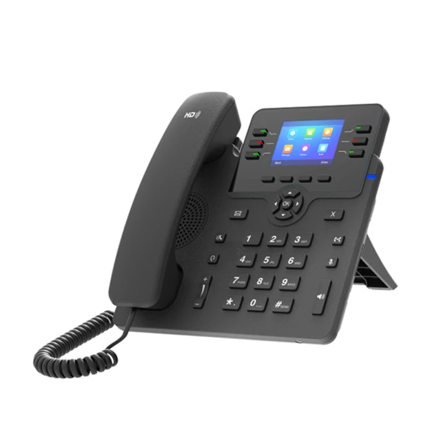 台灣霓虹 雙埠千兆標準POE網路電話IP話機