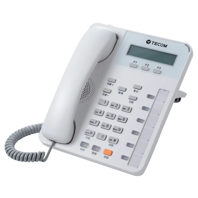 TECOM東訊 SDX-8806E-十鍵顯示型數位話機