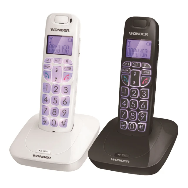 WONDER旺德 DECT數位無線電話-WT-D05/2色