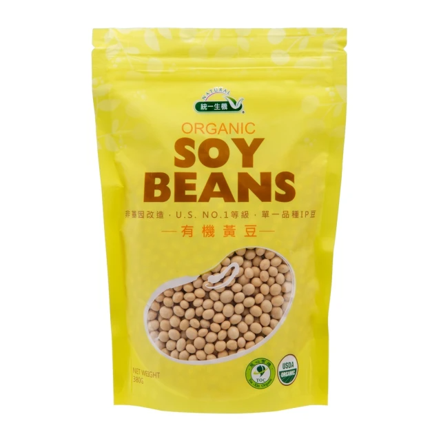 統一生機 有機黃豆 380g