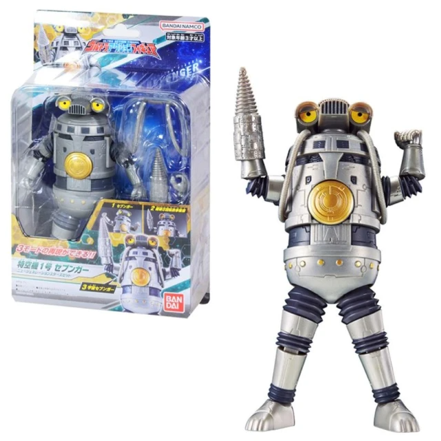 BANDAI-可動公仔超人力霸王(賽文加/銀河套組)