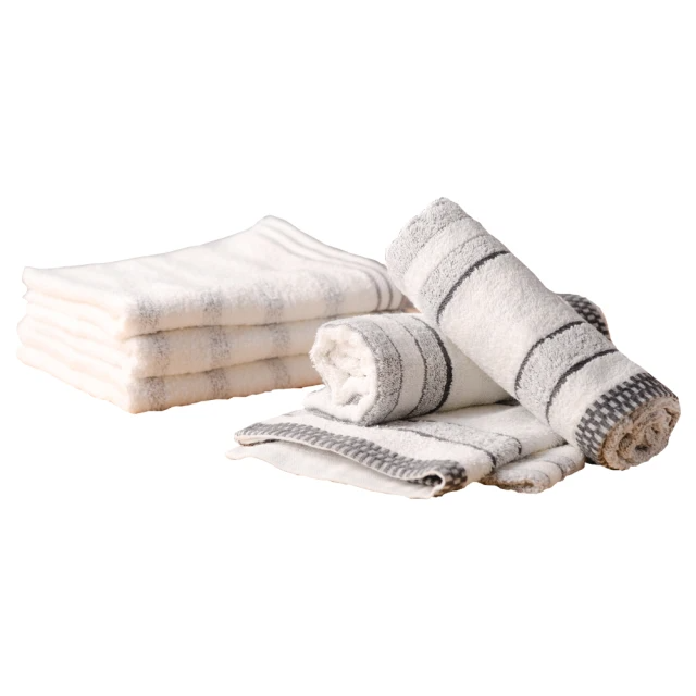 OKPOLO 台灣製造竹炭吸水毛巾-12入組