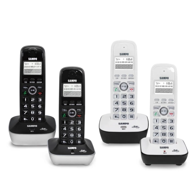SAMPO聲寶 雙子機數位無線電話-CT-B301DL/2色
