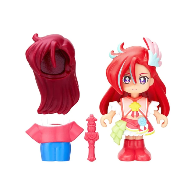 BANDAI-光之美少女(紅鶴天使變裝公仔)