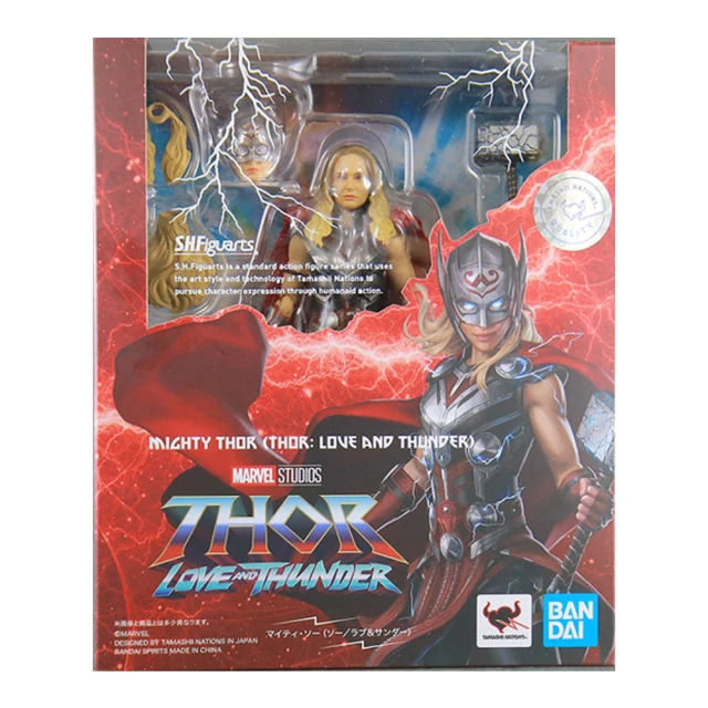 BANDAI-雷神索爾/愛與雷霆(可動公仔)
