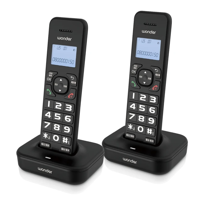 WONDER旺德 DECT無線電話雙子機-WT-D08