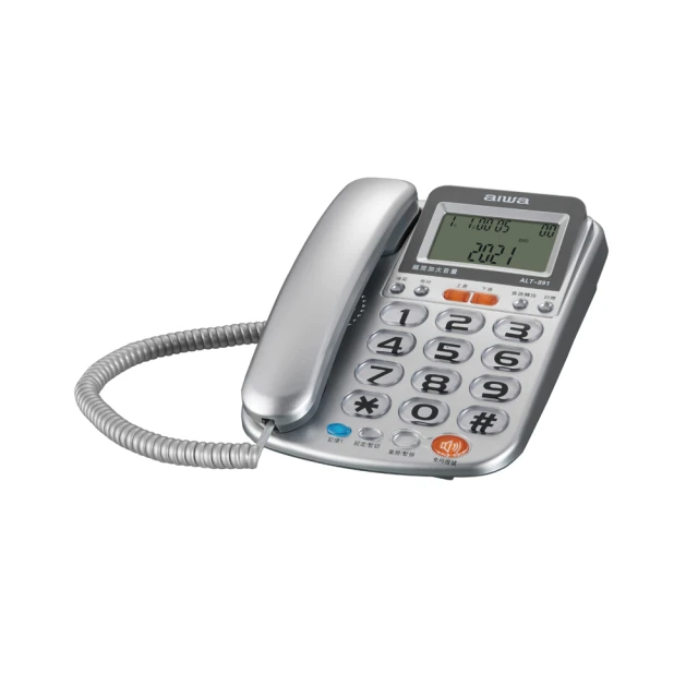 AIWA愛華 大字鍵有線電話-ALT-891/3色
