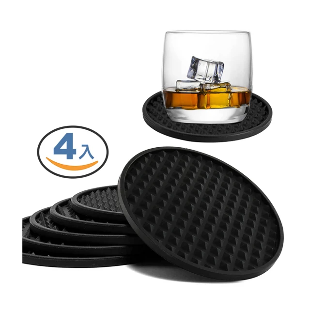 AHOYE-蜂巢防滑矽膠杯墊(4片裝)