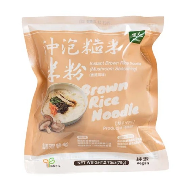 里仁 沖泡糙米米粉 香菇風味 78g
