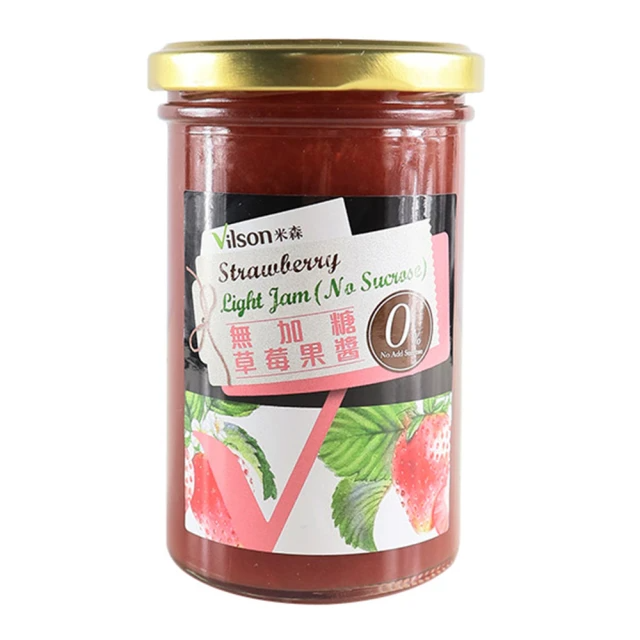 Vilson 米森 無加糖草莓果醬/290g