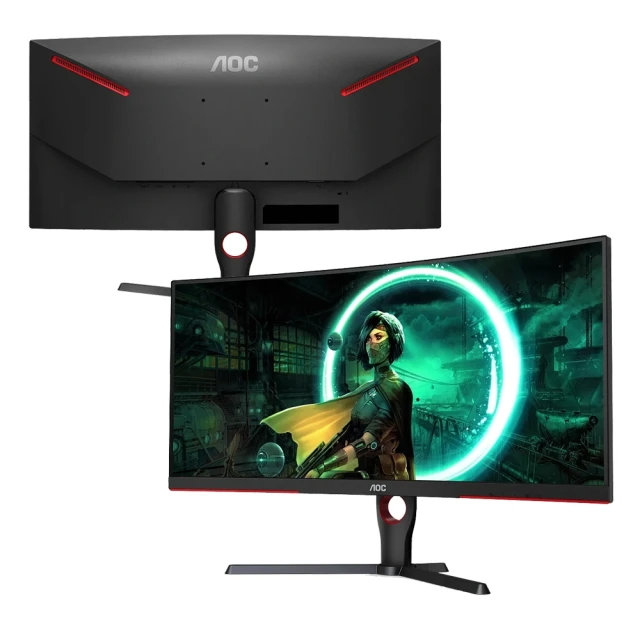 AOC CQ32G3SE 32型 VA 2K 165Hz 曲面電競螢幕