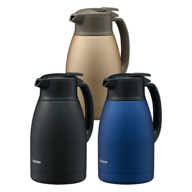 ZOJIRUSHI 象印 桌上型不鏽鋼保溫壺-1500ml(SH-HC15)三色任選