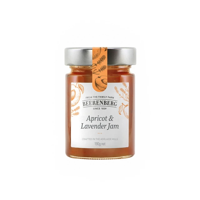 Beerenberg 杏桃薰衣草果醬/190g