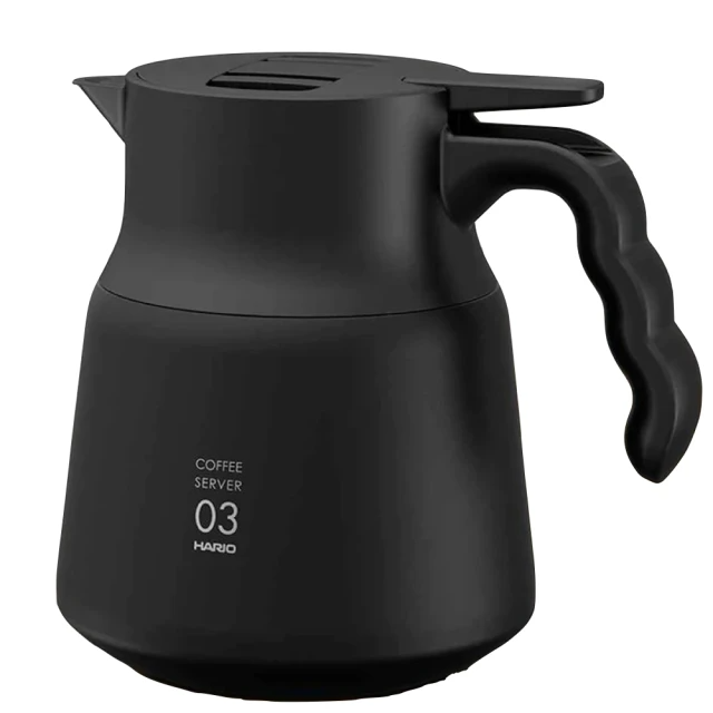 HARIO 不鏽鋼真空咖啡保溫壺800ml(VHSN-80B)-黑