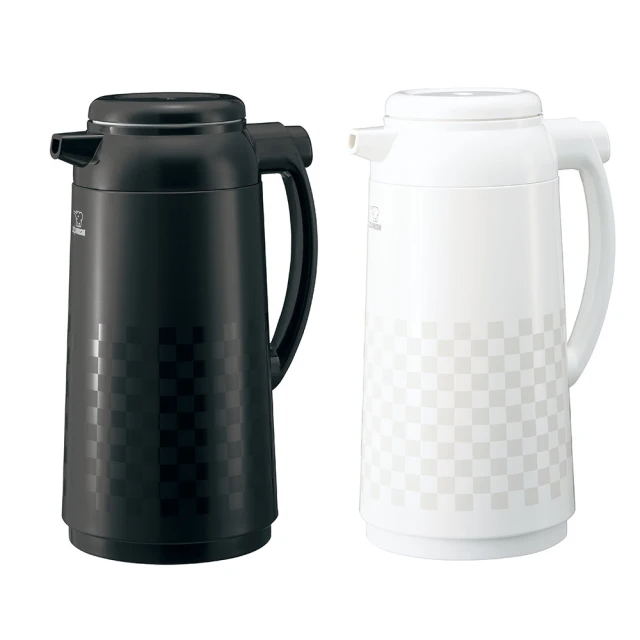 ZOJIRUSHI 象印 市松紋玻璃內膽真空保溫壺-1000ml(AFFB-10)二色任選