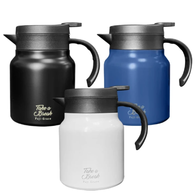 FUJI-GRACE 日本富士雅麗 304不鏽鋼咖啡保溫壺1000ML(FJ-946)三色任選