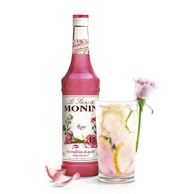 MONIN 玫瑰風味糖漿/700ml