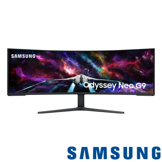 SAMSUNG 三星 S57CG952NC Odyssey Neo G9 57型Mini LED 4K 240Hz曲面電競螢幕