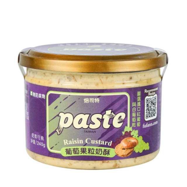 福汎 Paste焙司特葡萄果粒奶酥抹醬/240g