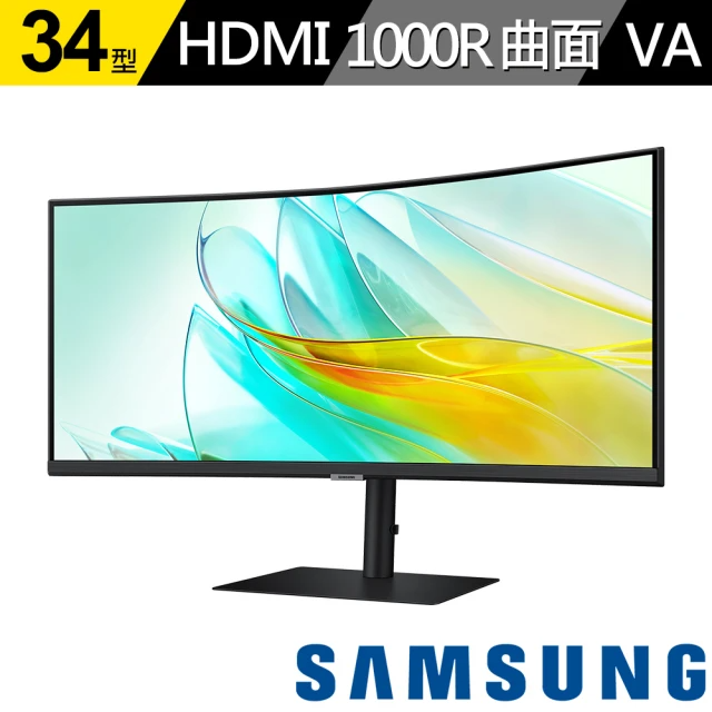 SAMSUNG 三星 S34C652UAC 34型 2K 100Hz 曲面螢幕
