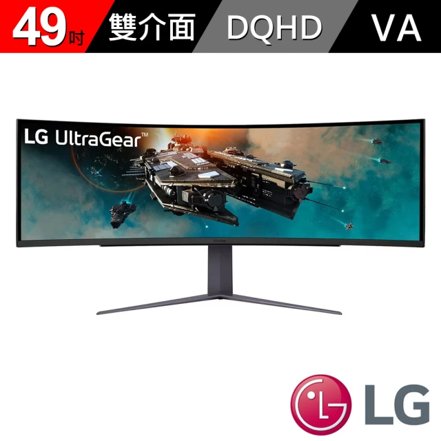 LG 樂金 49GR85DC-B 49型 VA Dual QHD 240Hz 曲面電競螢幕