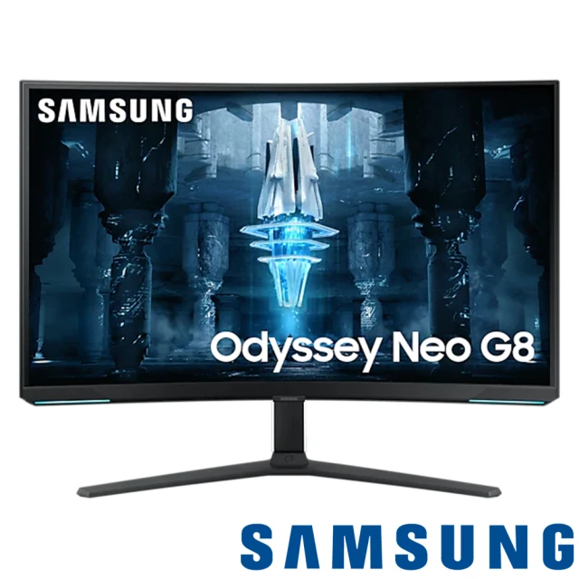 SAMSUNG 三星 S32BG850NC Odyssey Neo G8 32型 Mini LED 4K 240Hz曲面量子電競螢幕