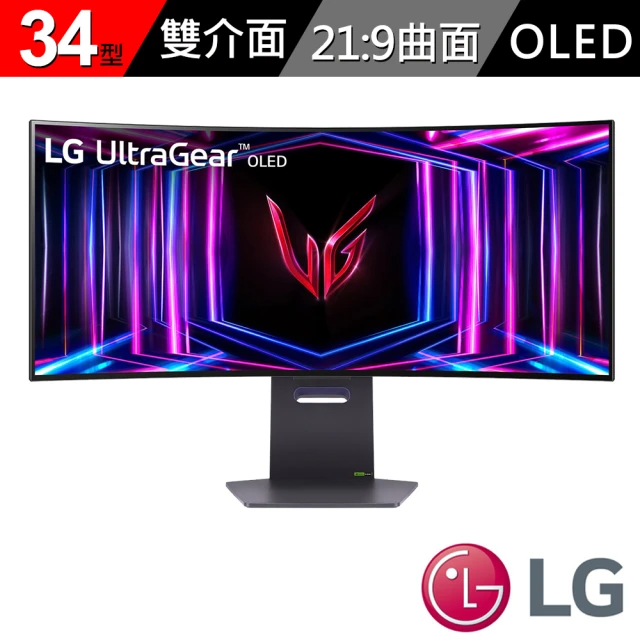 LG 樂金 34GS95QE 34型 OLED 21:9 240Hz 曲面電競螢幕