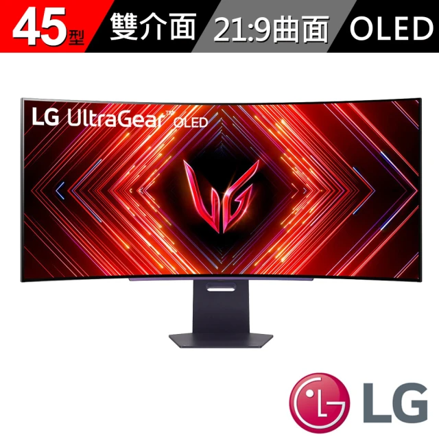 LG 樂金 45GS95QE 45型 21:9 WQHD OLED 240Hz 曲面電競螢幕