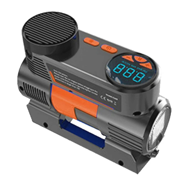 LED顯示器 車用快速打氣機(數位螢幕款)橘色