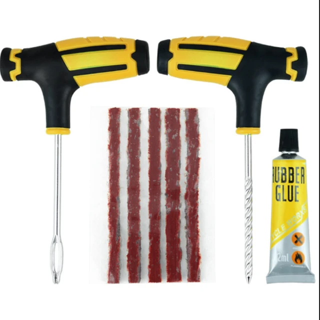 CS22-汽機車用維修補胎工具套裝組(含補胎膠水+補胎膠5條)