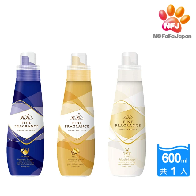 日本FaFa 日本熊寶貝 香水系列衣物抗菌柔軟精600ml