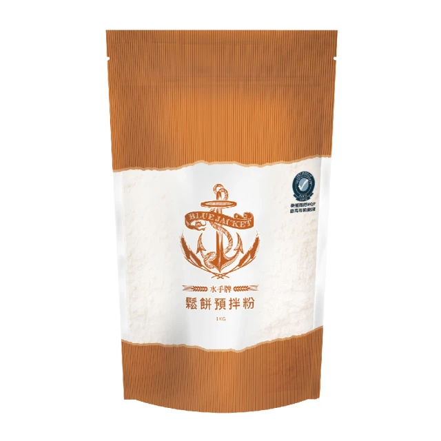 聯華麵粉 水手牌鬆餅粉-1kg
