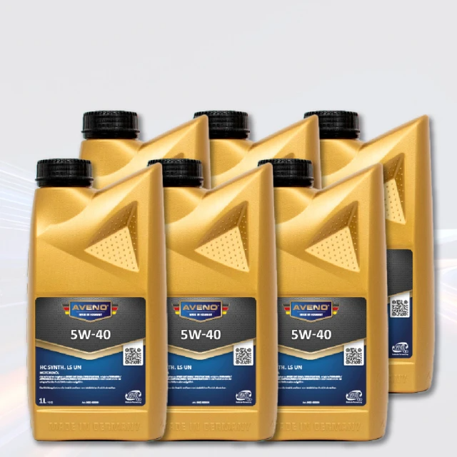 AVENO HC Synth. 5W40 LS UN合成機油組(6入)