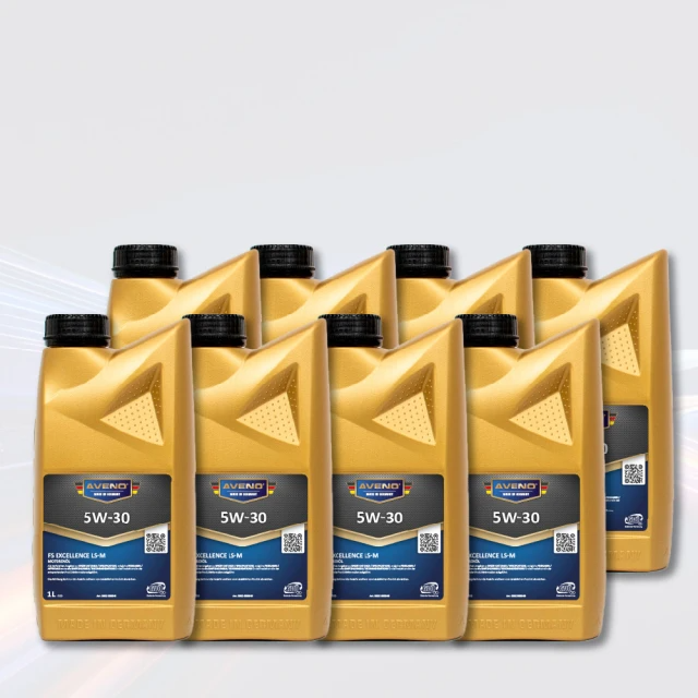 AVENO FS Excellence LS-M 5W30 合成機油組(8入)