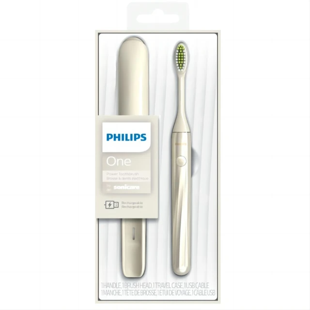 Philips One by Sonicare攜帶式旅行盒電動牙刷 HY1200白色