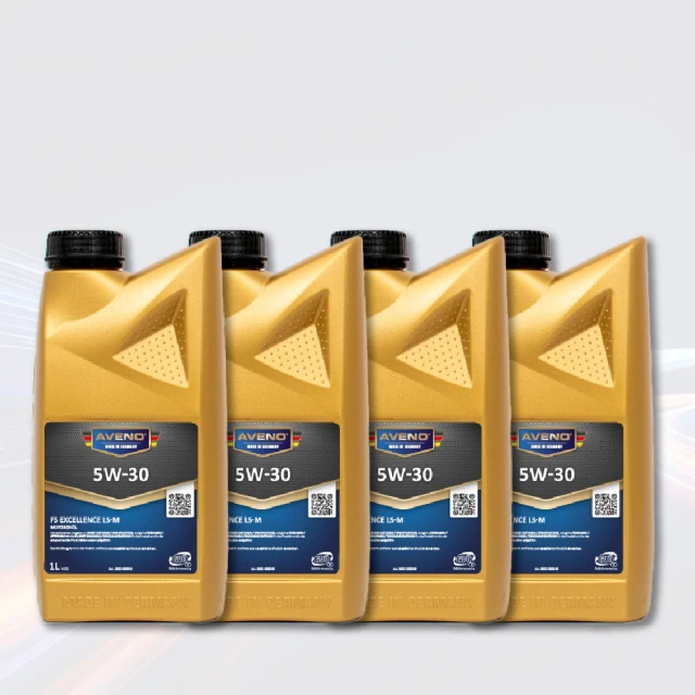 AVENO FS Excellence LS-M 5W30 合成機油組(4入)