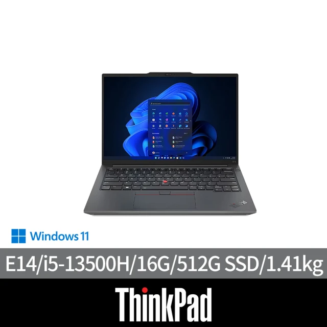 ThinkPad 聯想 Office2021組★14吋i5商用筆電(i5-13500H/16G/512G)贈Microsoft office家用版