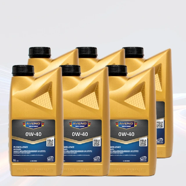 AVENO FS Excellence 0W40 合成機油組(6入)