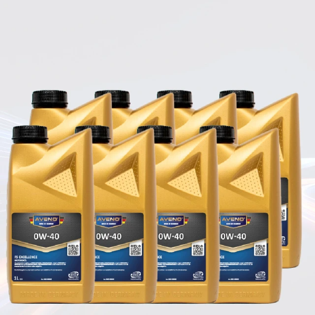 AVENO FS Excellence 0W40 合成機油組(8入)