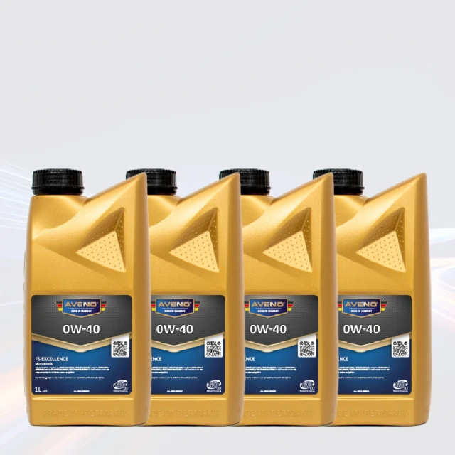 AVENO FS Excellence 0W40 合成機油組(4入)